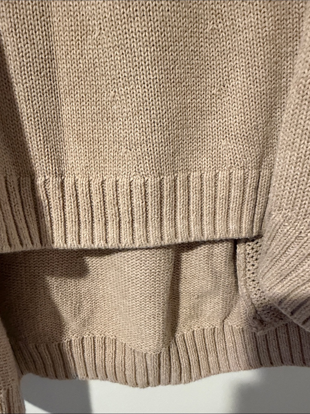 Victoria's Secret Beige Scoop Neck Knit Sweater - Picture 4 of 4